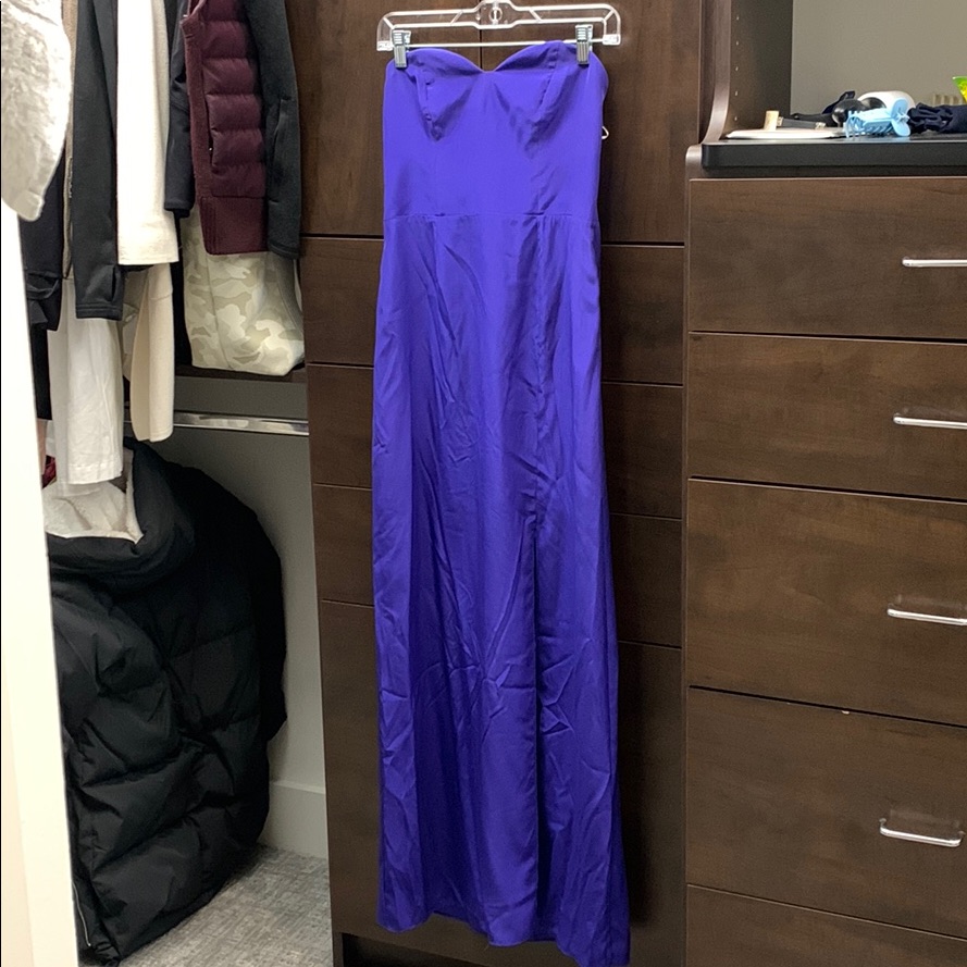 Strapless Silk Formal Gown